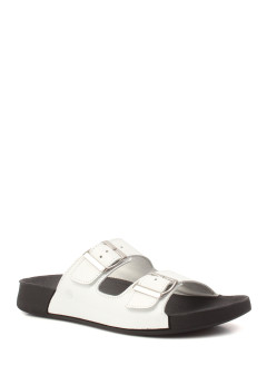 Летние женские сабо кожаные Suave Positano 16500LT бел