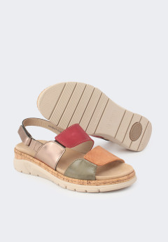 Женские босоножки Suave Mostar 12535VCT бронза/цветн