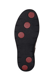 Комбинированные женские ботинки Suave Oxford 6601M бордо