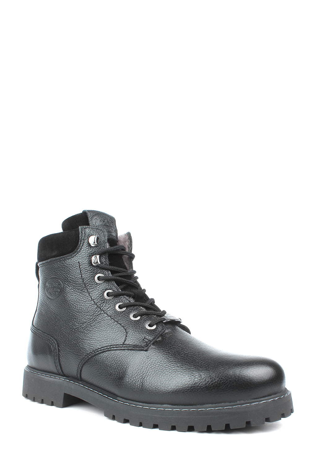 Мужские ботинки Dockers, черный, из натуральной кожи