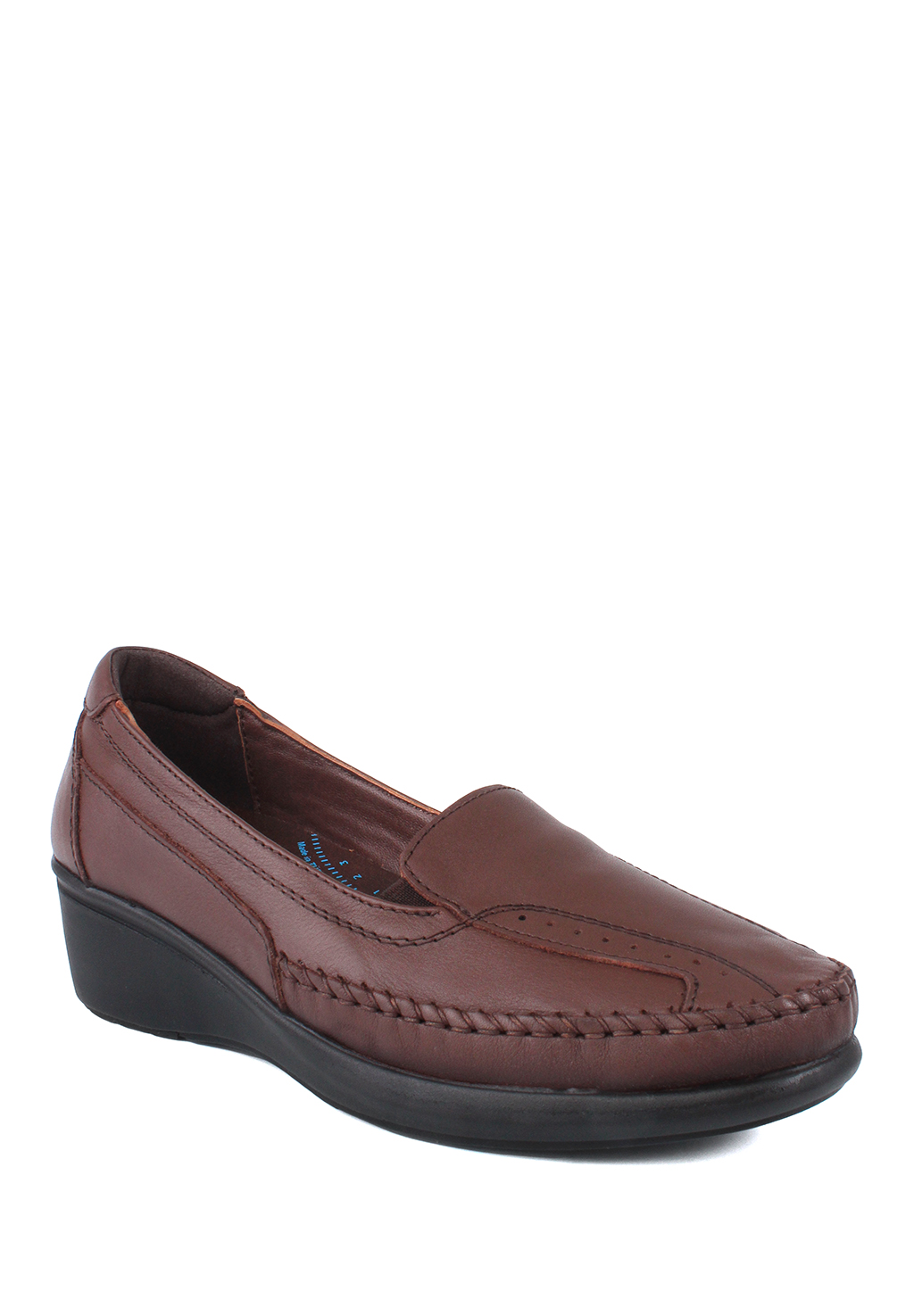 Женские туфли comfort K-C, коричневый, из натуральной кожи