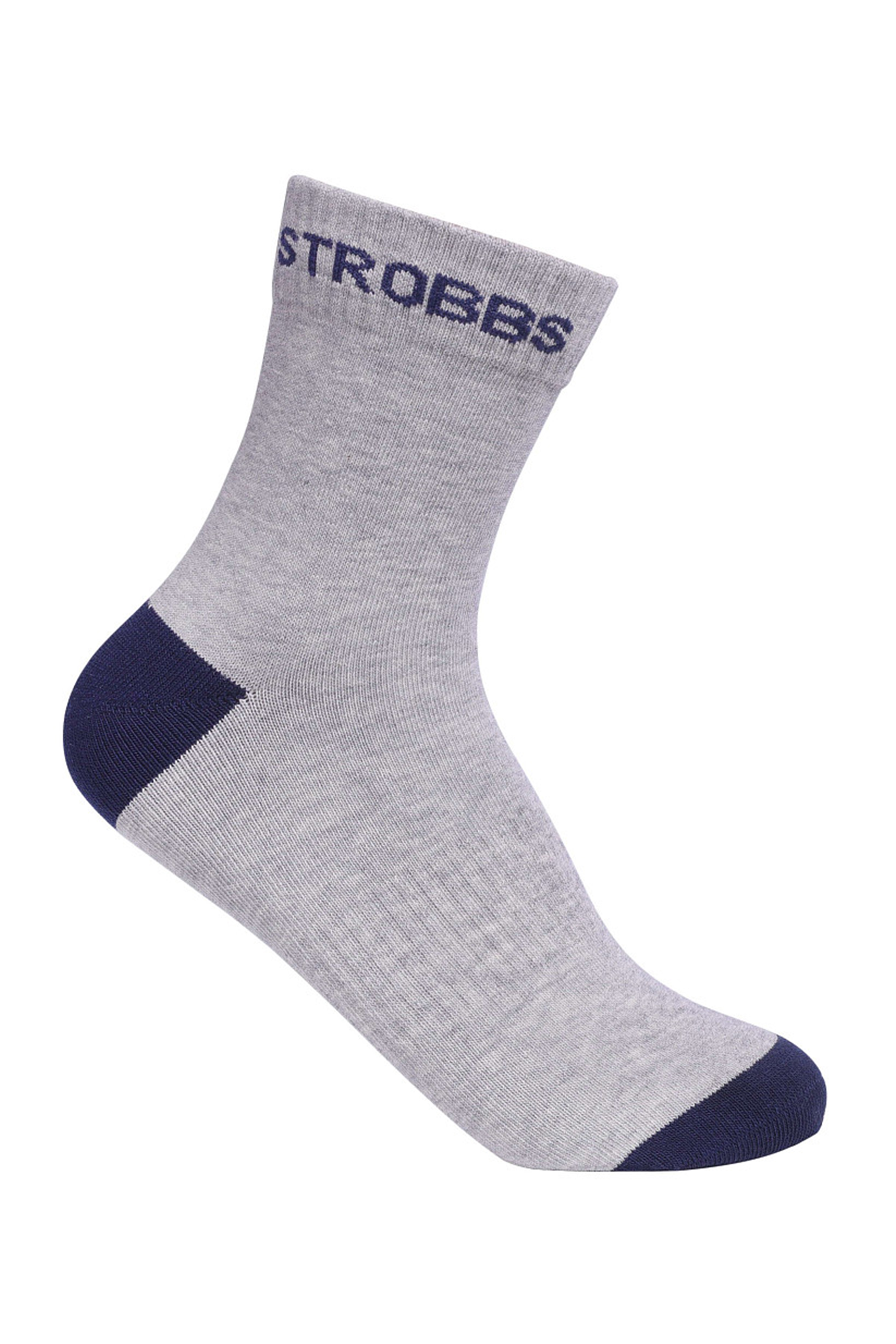 Носки унисекс Strobbs, серый, синий